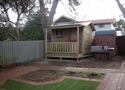 Shed 2.8m x 3.0m with veranda