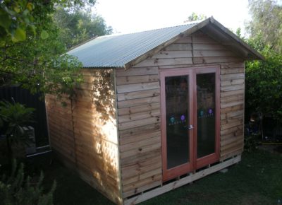 Studio 3.4m x 3.6m with double glass doors